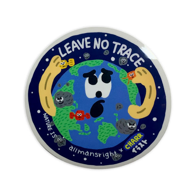 "Leave no Trace" Sticker - allmansright