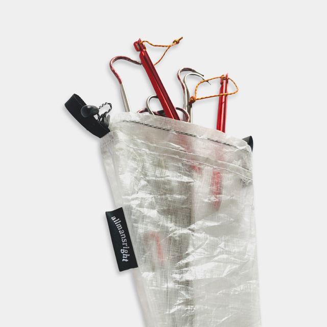 Tent top stake bag
