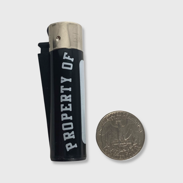 'Name Tag' Clipper Mini Refillable Lighters - allmansright
